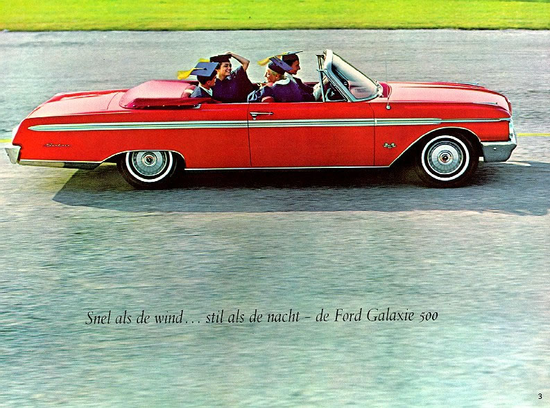 1962 Ford Dutch Brochure Page 1